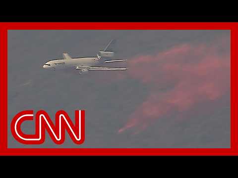 Flyover shows the scale of wildfire damage in Los Angeles