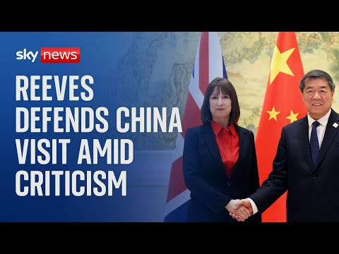 Chancellor Rachel Reeves lands in China amid pressure to cancel trip over economic turmoil