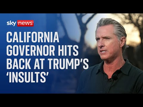California governor Gavin Newsom criticises Trump’s ‘inexcusable’ claims on wildfires