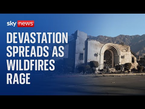 California wildfires continue to rage as ‘extreme’ weather warning is issued