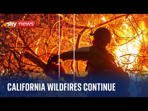 Watch live: Wildfires continue to rage on in Los Angeles