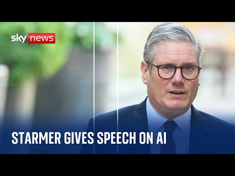 Live: Sir Keir Starmer giving major speech on AI