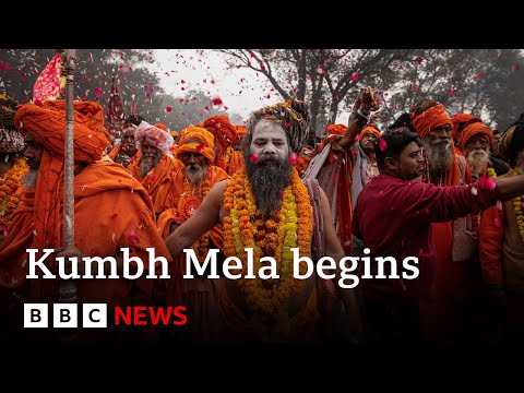 Millions head to India’s Kumbh Mela festival, the largest gathering of humanity on Earth | BBC News