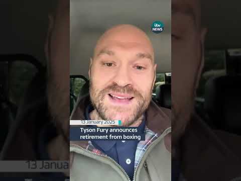 Tyson Fury announces retirement from boxing #itvnews