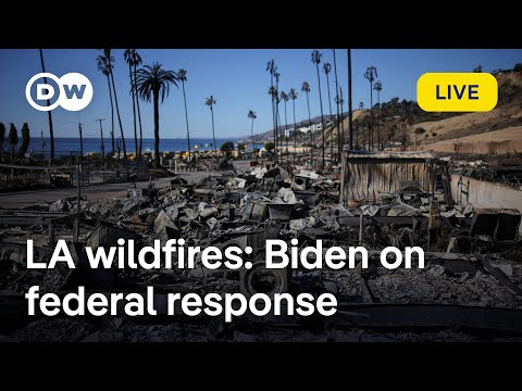 Watch live: President Biden’s briefing on federal government’s LA wildfires response | DW News