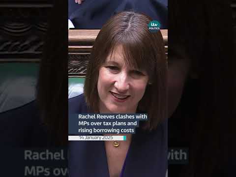 Rachel Reeves clashes with MPs over tax plans and rising borrowing costs #itvnews #politics