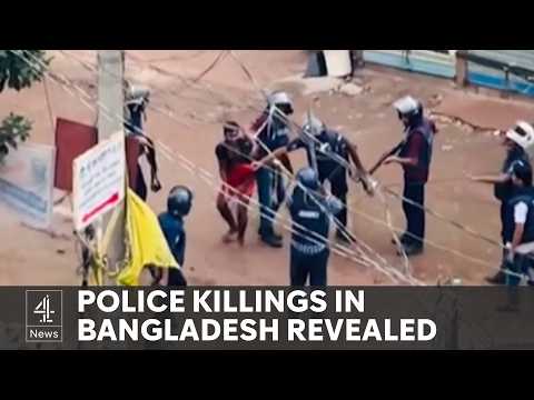 Police brutality that killed hundreds of protesters in Bangladesh revealed
