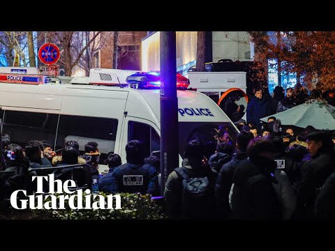 South Korean officials clash with impeached president Yoon Suk Yeol supporters