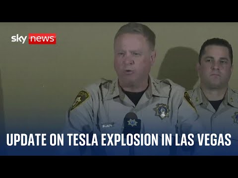 Police update after Tesla Cybertruck explosion outside Trump hotel in Las Vegas – Watch in full