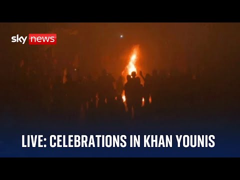 LIVE: Footage from Khan Younis as Hamas official tells Sky News ceasefire deal has been reached