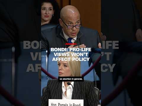 Bondi: Pro-life views won’t affect policy