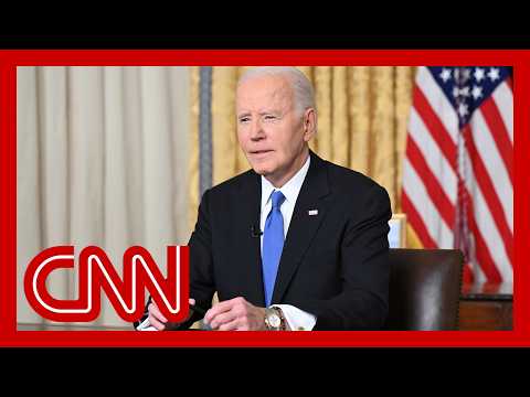 Watch President Biden’s farewell address from the Oval Office