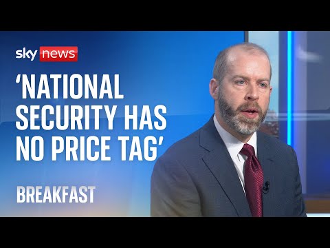 Minister says ‘national security has no price tag’, as PM visits Ukraine