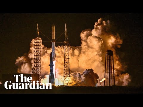 Jeff Bezos’s reusable rocket New Glenn is launched into space