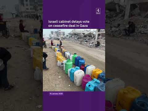 Israeli cabinet delays Gaza ceasefire vote
