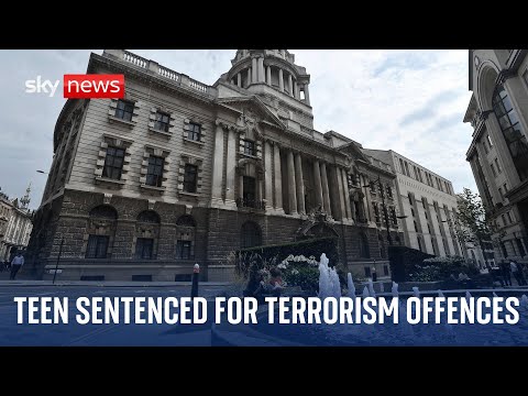 Teenager being sentenced at the Old Bailey for terrorism offences – Watch live