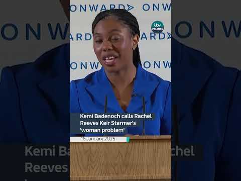 Kemi Badenoch calls Rachel Reeves Keir Starmer’s ‘woman problem’ #itvnews #politics #badenoch