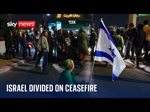 Hundreds of Israelis protest against ceasefire which they say is ‘surrender’ to Hamas