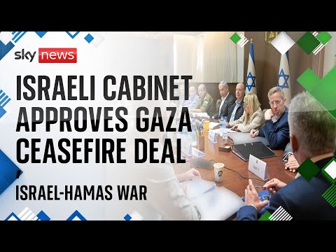 Israel’s security cabinet has recommended approving the Gaza ceasefire deal