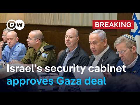 Israel’s security cabinet agrees to six-week ceasefire deal in Gaza | DW News