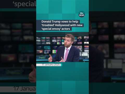 Donald Trump vows to help ‘troubled’ Hollywood with new ‘special envoy’ actors #itvnews