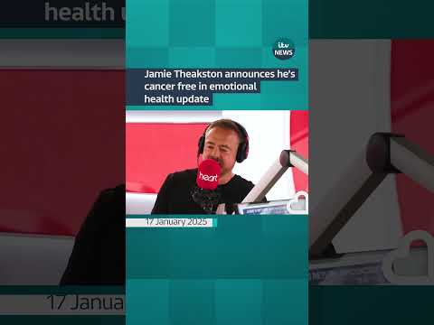 Jamie Theakston announces he’s cancer free in emotional health update #itvnews