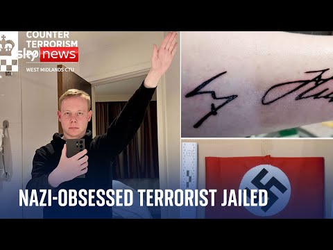 Nazi-obsessed terrorist jailed after trying to murder asylum seeker