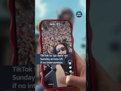 TikTok to ‘go dark’ on Sunday across US without government action #itvnews
