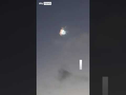 Moment SpaceX’s Starship explodes
