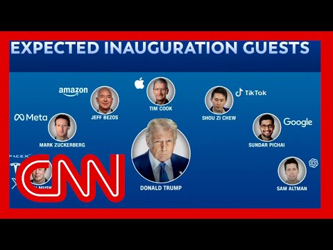 Trump’s ‘oligarchy’ of tech billionaires to attend inauguration