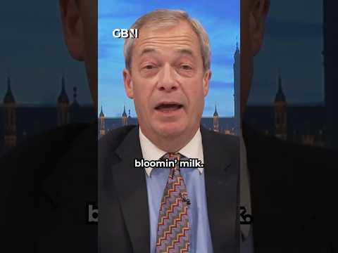 Nigel Farage issues a warning about woke milk: ‘God help us all!’