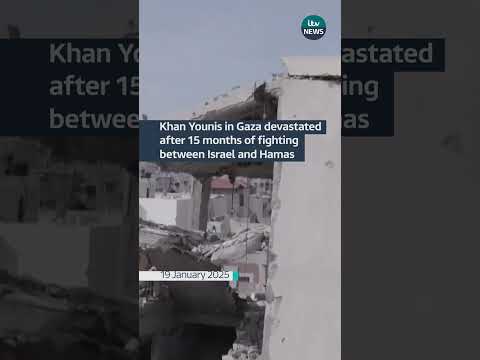 Khan Younis in Gaza devastated after 15 months of fighting between Israel and Hamas