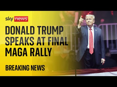 Donald Trump speaks at final MAGA rally before inauguration