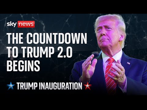 Watch live: The countdown to Donald Trump’s second term in office begins