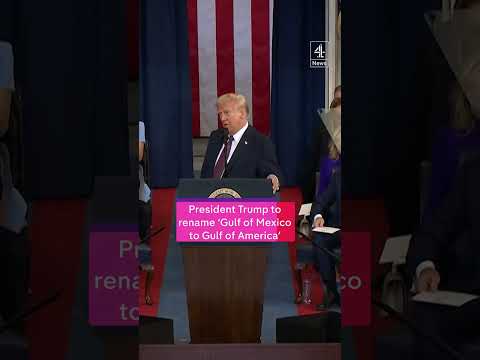President Trump to rename ‘Gulf of Mexico to Gulf of America’