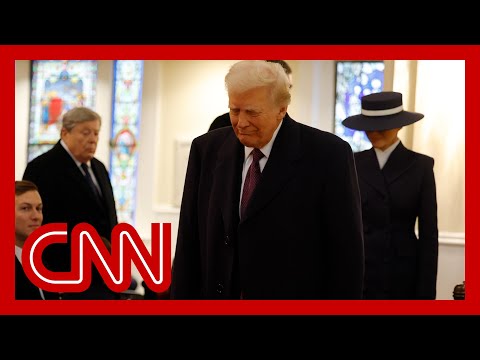 Trumps make first inauguration appearance