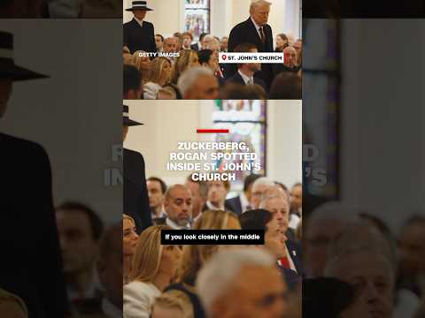 Zuckerberg, Rogan spotted inside St. John’s Church