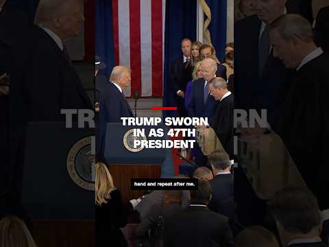 Trump sworn in as 47th president