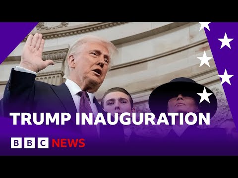LIVE: Donald Trump becomes 47th US president as Capitol inauguration ceremony begins | BBC News