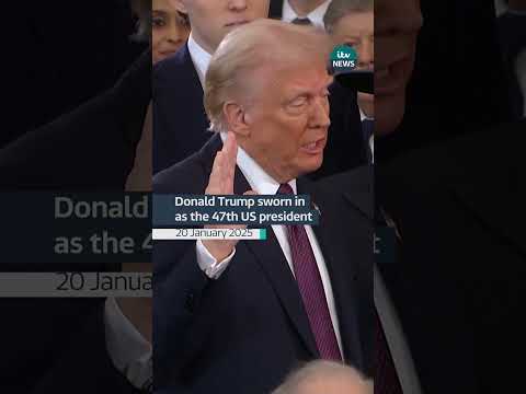 Donald Trump has returned to power in the US after being sworn in as the 47th president #itvnews