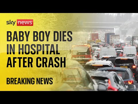 BREAKING: Baby dies in hospital after a crash on the A1 near Grantham