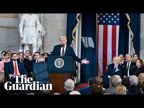Trump says he was ‘saved by God to make America great again’ in inauguration speech