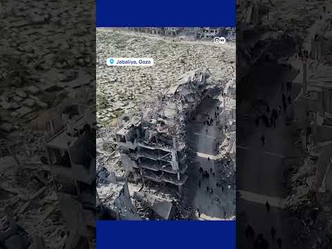 Palestinians return to their destroyed neighborhoods in Gaza | DW News