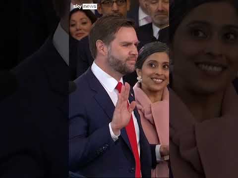 JD Vance sworn in as VP