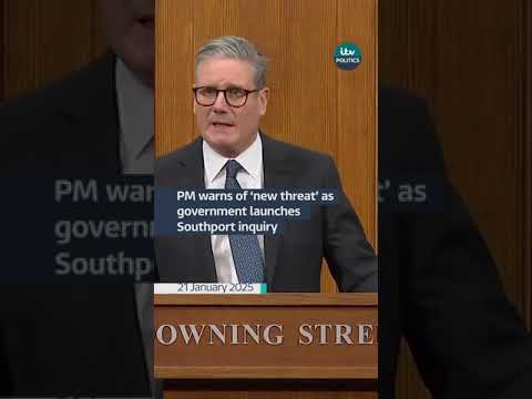 PM warns of ‘new threat’ as government launches Southport inquiry #itvnews
