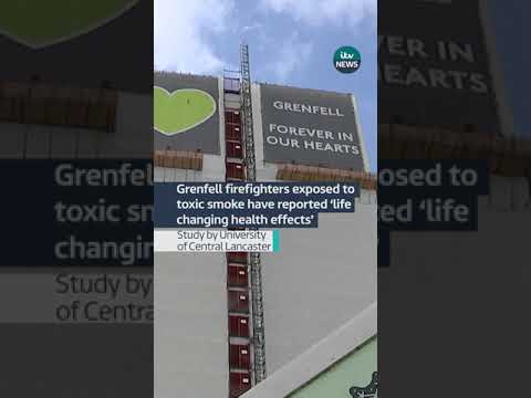 Grenfell firefighters exposed to toxic smoke have reported ‘life changing health effects’ #itvnews