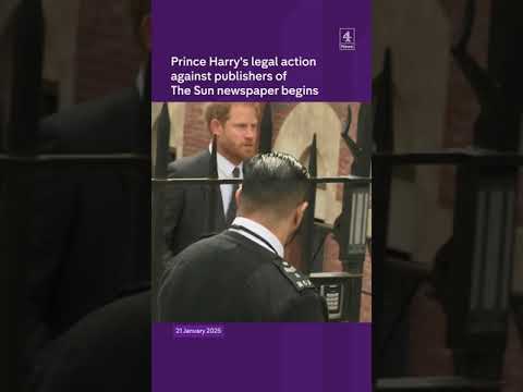 Prince Harry’s legal action begins