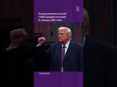 Trump pardons 1,500 involved in Jan 6 riots
