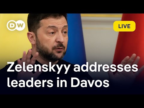 Live: Zelenskyy speaks at World Economic Forum in Davos | DW News