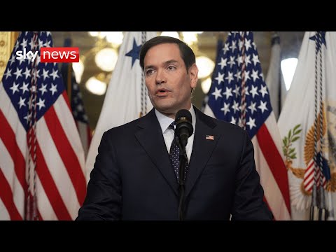 Marco Rubio speaks at US State department – Watch live